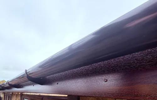 Professional guttering installation by WWR Roofing for effective rainwater drainage and roof protection