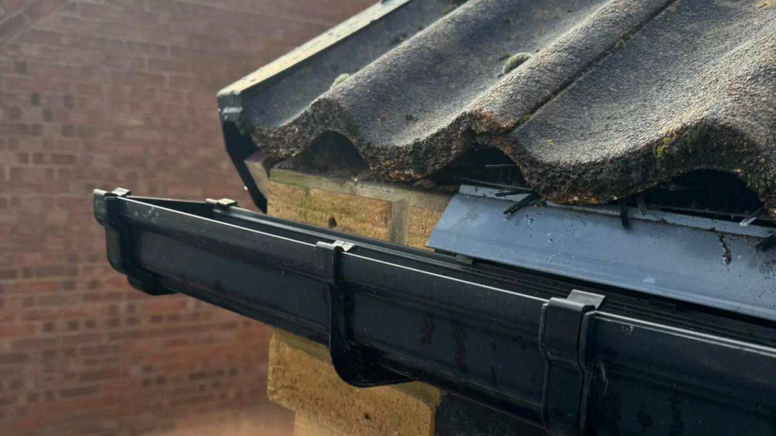 Professional gutter cleaning and maintenance completed by WWR Roofing on a residential property on the Isle of Wight
