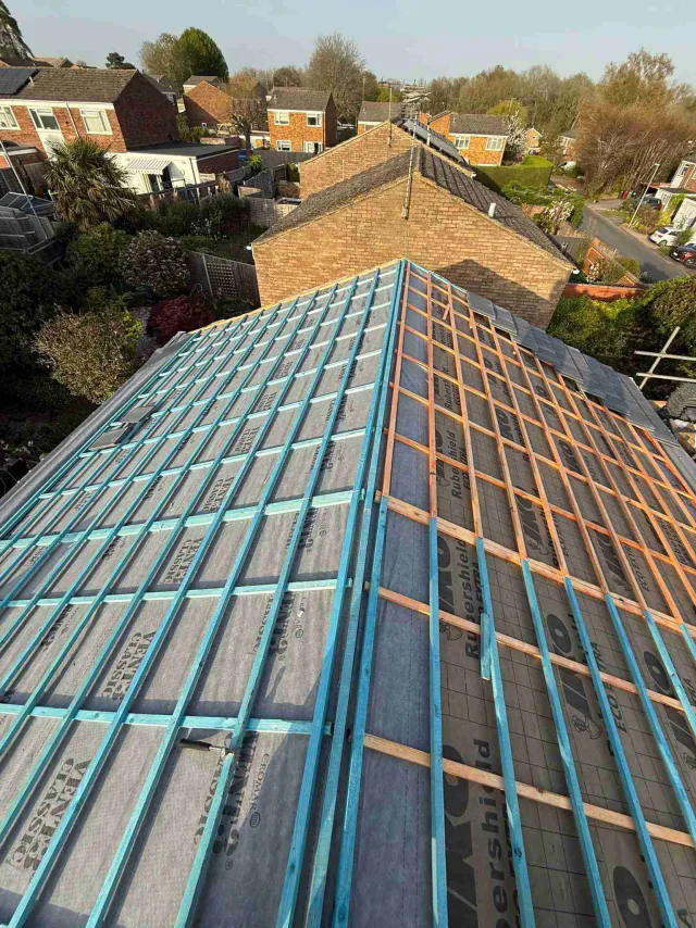 Roof underlay and timber battens