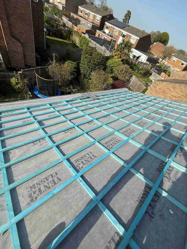 Roof underlay and timber battens
