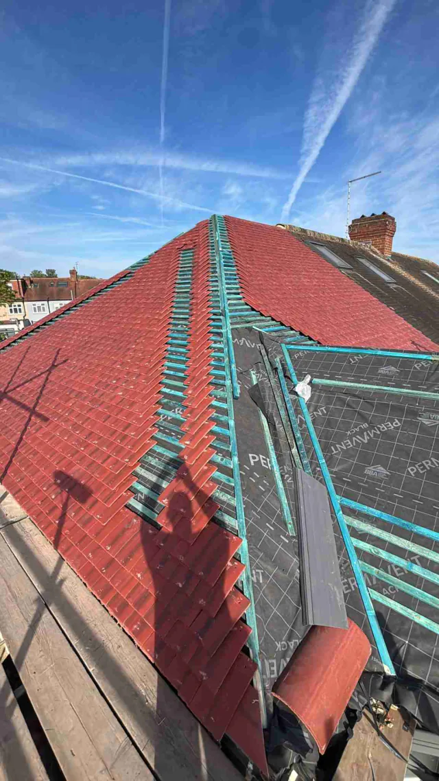 Roof underlay and timber battens