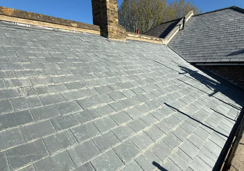 Natural slate roof installation by WWR Roofing