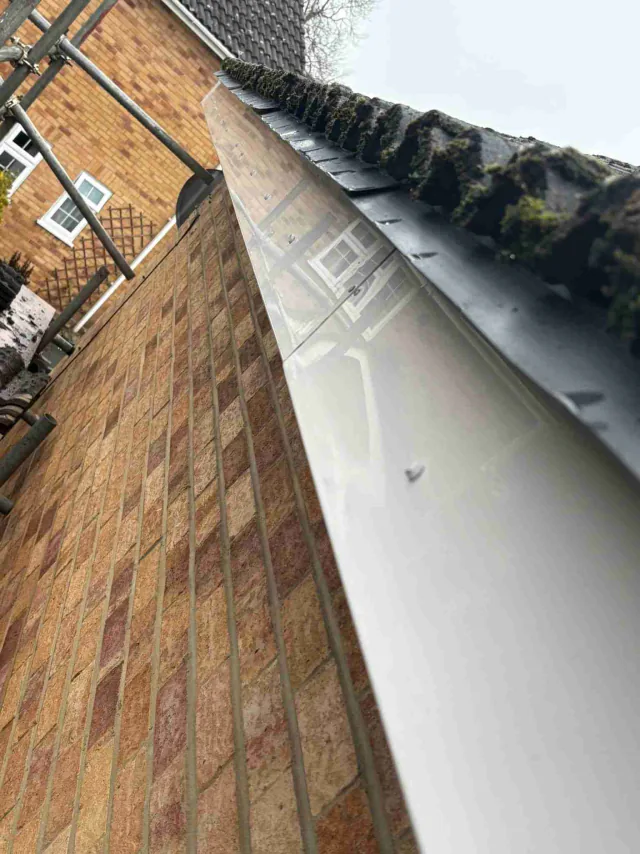 Soffit beneath the roof edge